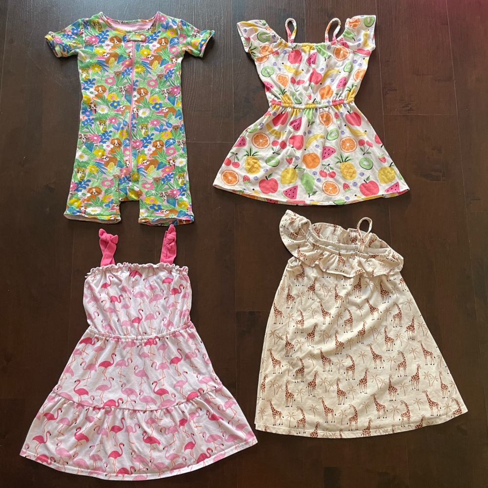 Toddler girls dress bundle (5 total)